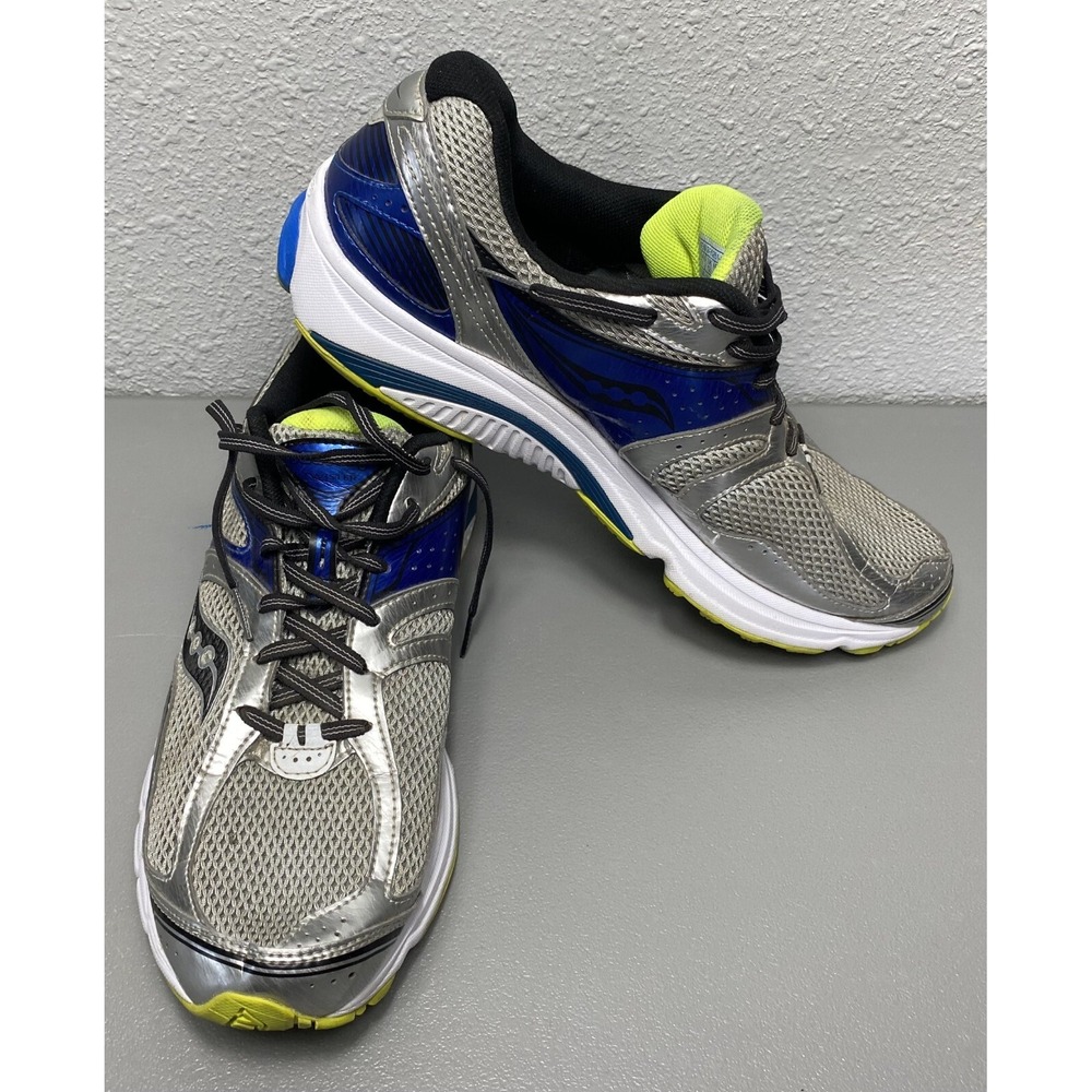 Saucony Progrid Twister Silver/Royal/Citron Shoes S25281-1 Men's Size 13